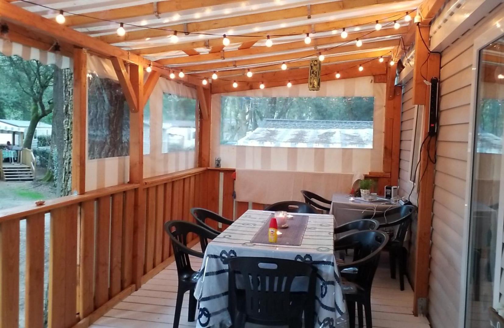 Mobil Home Aventura 6-8 Personnes Tout Confort Сен-Бревен-ле-Пен Екстериор снимка