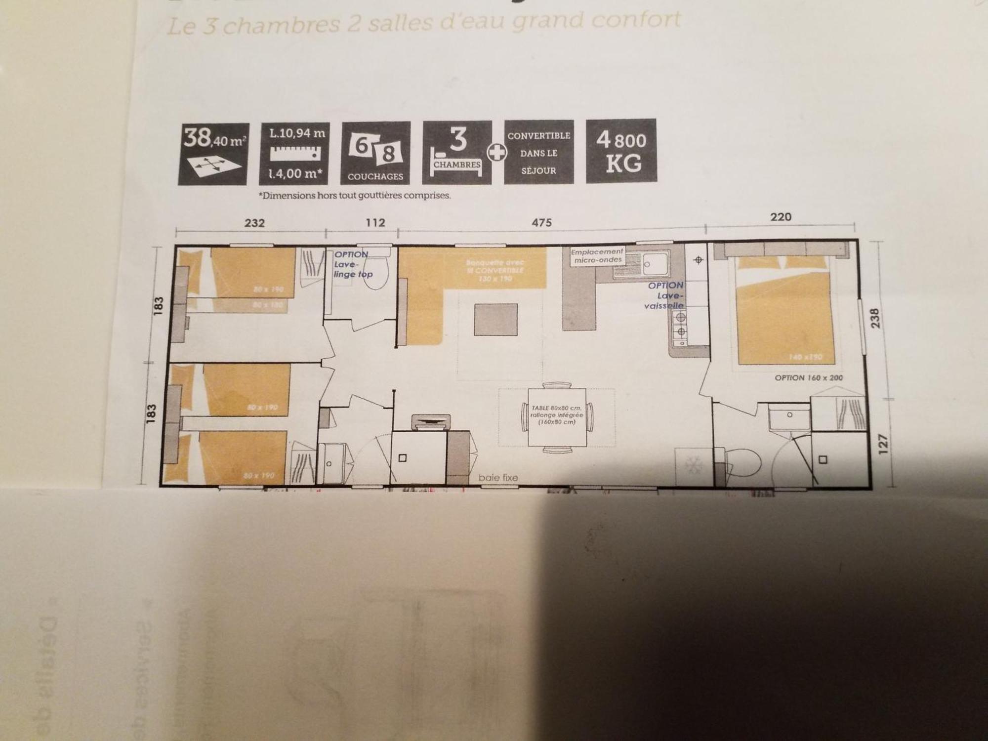 Mobil Home Aventura 6-8 Personnes Tout Confort Сен-Бревен-ле-Пен Екстериор снимка